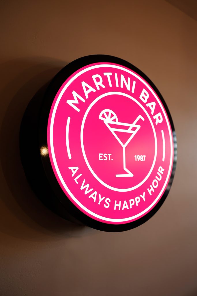 Martini Bar Lightbox The Exhibitionist Darwin