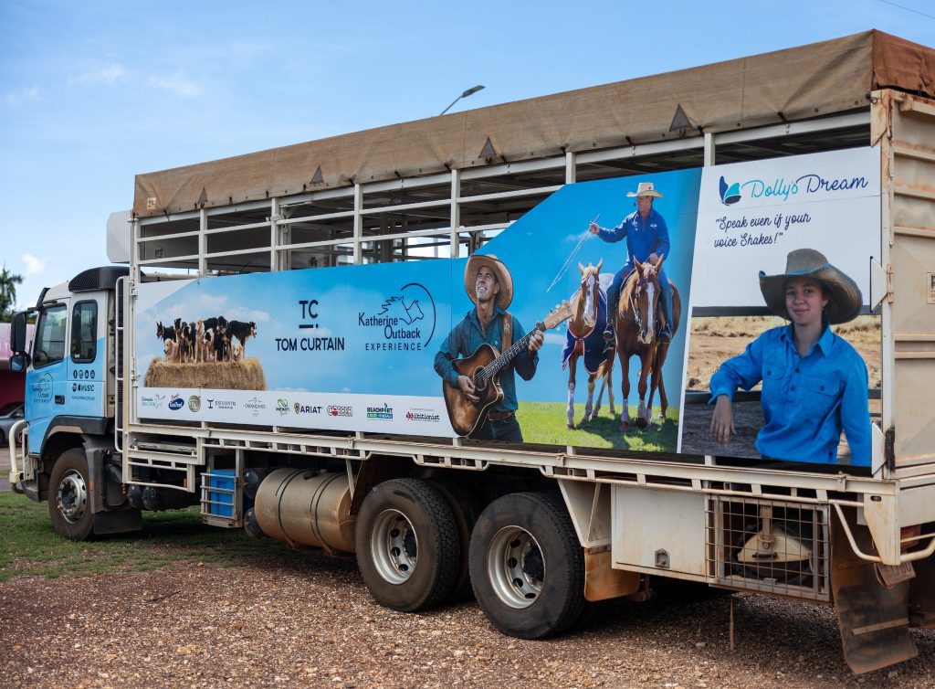 Tom Curtain Truck Wrap The Exhibitionist