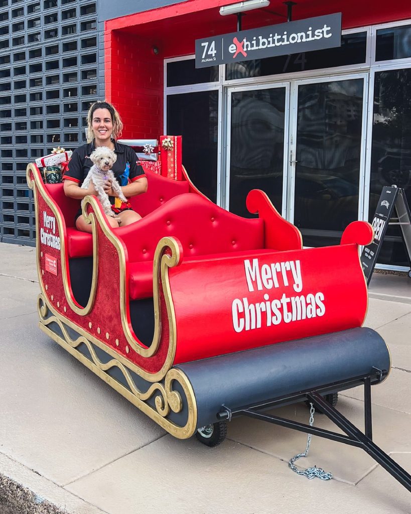 Charles Town Square Santa Sleigh The Exhibitionist