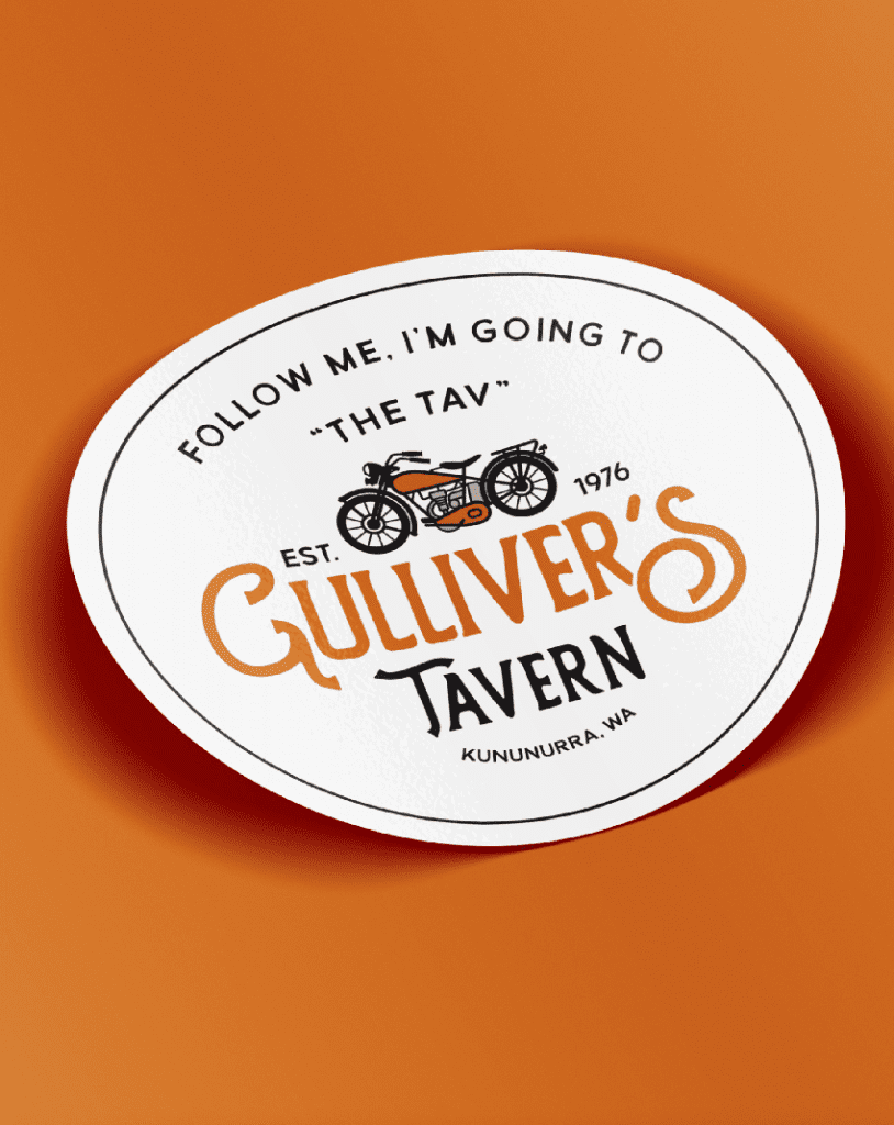 Gullivers Tavern The Exhibitionist Stickers