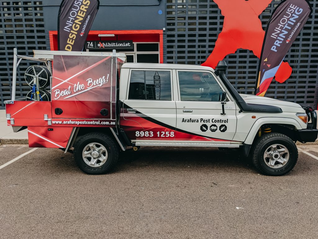 Arafura Pest Control Car Wrap The Exhibitionist Side